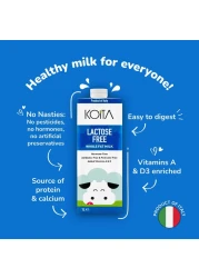 Koita Lactose Full fat Milk Vitamin A and D3 added 1L