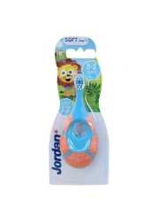 جوردن ستيب باي ستيب فرشاة أسنان للأطفال من عمر 0-2 سنة، متعددة الألوان