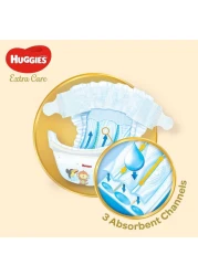 Huggies Extra Care Baby Diapers, Size 4, 8-14Kg, 40 Diapers Pack of 2