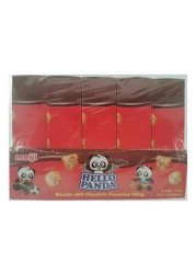 Meiji Hello Panda Biscuits With Chocolate Flavoured Filling 25g Value Pack of 10