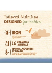 نستله سيريلاك حبوب قمح بدون إضافة سكر مع حليب للأطفال من عمر 6 أشهر، 400 غرام