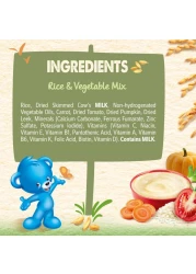 Nestle Cerelac Infant Cereal Tin, Rice and Vegetable Mix, from 6 Months, 350g