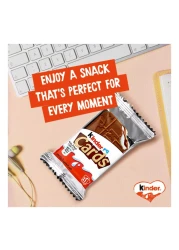 كيندر كاردز بسكويت الويفر مع حشوة الحليب الكريمية والكاكاو 25.6 غرام حزمة من 5