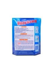 كيس من 3 قطع - رمل قطط طبيعي 100% برائحة اللافندر، مصنوع من كريستال السيليكا عالي الجودة، سعة 3.8 لتر