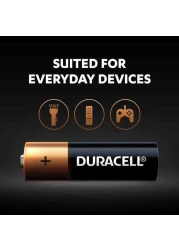 دوراسيل نوع AA بطاريات ألكالين 12 عدد -ذهبي-