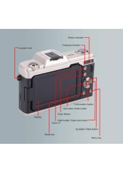 COOPIC C900 Digital Camera - 68MP, 4K Video, 3.0" Flip Screen, 16x Zoom, Creative Filters - Black Edition