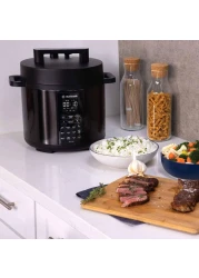 نوتريكوك سمارت بوت قدر بضغط كهربائي 2 NC-SP208K - أسود 8 لتر