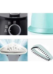 Clothes Steamer 1800W - Handheld Vertical Garment Steamer with Ironing Board Small Portable Steam Iron for Wrinkle Removal, Fast Heat-Up
