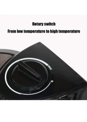 Electric Waffle Maker &ndash; Stainless Steel Belgian Waffle Iron with Non-Stick Plates &amp; Adjustable Temperature Control for Perfect Crispy Waffles