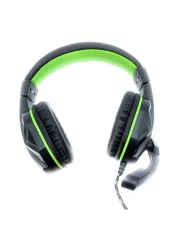 ستيل بلاي إتش بي-45 سماعات ألعاب سلكية بتصميم يوضع فوق الأذن وصوت ستيريو مزودة بميكروفون - أسود