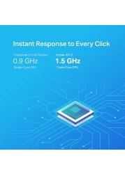 TP-Link Archer AX10 AX1500 Wi-Fi 6 Router , Triple-Core CPU Powered Wi-Fi 6 Stable Next-Gen Performance