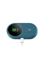 ZTE Wireless Mobile Wi-FI Router Pro U10S Pro,WiFi 6 Up to 287Mbps,3000mAh Unlock 4G LTE Pocket WiFi Router With Sim Card Slot And Type C Port-Blue