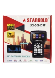 STARGOLD Satellite Finder Digital FTA DVB-S/S2 Satellite Signal Meter Detector Receiver with 3 Inch LCD Screen Display