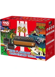 أتاري فلاش باك إصدار الذكرى الخمسين وحدة تحكم ألعاب مع 110 لعبة مدمجة - أسود