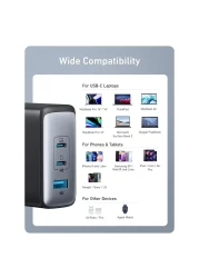 أنكر شاحن حائط نانو بمنفذ USB-C - أسود 100 واط