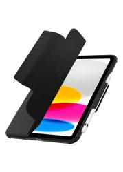 سبيغن الترا هايبرد برو حافظة مع حامل أقلام لجهاز آبل آي باد 10.9 بوصة (2022) - أسود