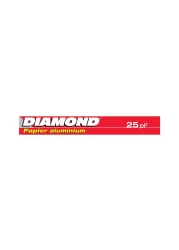 Diamond Aluminium Foil Silver 25sqft