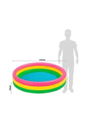إنتكس سنسيت غلو حوض سباحة للأطفال - متعدد الألوان 86 × 25 سم 57422