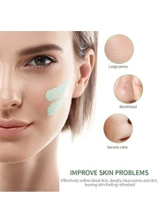 Green Tea Purifying Clay Stick Mask,For Face Moisturizes Oil Control,Deep Clean Pore,Exfoliating Mask