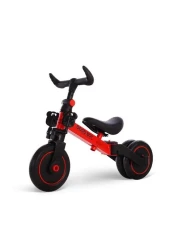 دراجة توازن بلاستيكية للأطفال 3 في 1 ودراجة ثلاثية العجلات - دراجة ثلاثية العجلات قابلة للتعديل للأطفال الصغار من سن 1 إلى 4 سنوات، آمنة ومتينة وممتعة، تعلم التوازن والركوب والاستكشاف