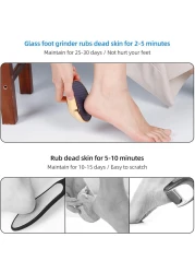 Nano Glass Callus Remover Foot File &ndash; High-Density Pedicure Tool for Hard Skin, Dead Skin, Corn Removal, and Cracked Heels