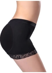Women&rsquo;s Padded Butt Lifter Shapewear, Push-Up Hip Enhancer Control Panties, Seamless Tummy Control Boyshorts with Removable Padding for Natural Curves
