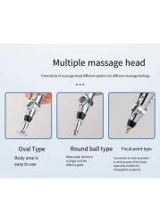 Acupuncture Pen 3-in-1 Electronic Meridian Energy Pen Massager , Electric Laser Acupuncture Machine , Therapy Pain Relief Tool , Meridian Pulse Massager for Pain Relief and Muscle Relaxation