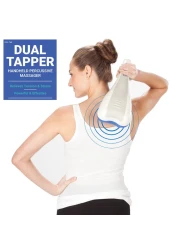 Sprintee Dual Head Massager, Powerful Handheld Neck Back Massager Deep Tissue Percussion Massage for Shoulder, Leg, Foot, Muscles, Electric Double Head Full Body Massagers