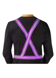 Spartan Reflective Vest Purple