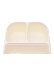 لوك آند لوك تو جو صندوق غداء ، 3 أقسام، أبيض، 980 مل