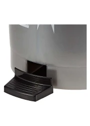 ليون ستار سلة مهملات ذات خطوة مستديرة 5 لتر - رمادي