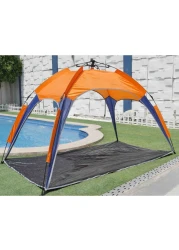 سوبريم أوتو بيتش شيلتر خيمة قبة باللون البرتقالي