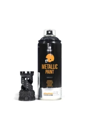 Montana Colors MTN PRO Metallic Paint Black Spray Paint 400ml