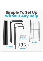 Clothes Drying Stand Space Saving Laundry Rack Durable Drying Rack Foldable Clothes Dryer for Indoor Outdoor Use