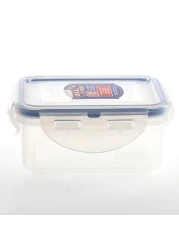 Lock &amp; LockAirtight Rectangular Food Container Clear/Blue 180ml