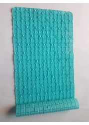 Non Slip Shower Mat Blue 78 x 35 cm