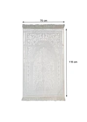 Luxurious Soft Velvet Islamic Prayer Mat. High Quality Turkish Praying Rug
