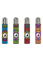 Clipper Printed Lighter CP22 Multicolour