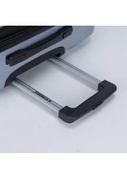 STARGOLD Hardside spinner ABS trolley luggage set of 4 pieces with number lock-Silver