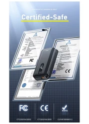 1000A UltraSafe Car Battery Jump Starter, 12V Battery Pack, Portable Charger with Jumper Cables for 4.0L Gasoline &amp; 2.5L Diesel Engines, Built-in 10000mAh Power Bank, Compact &amp; Reliable.