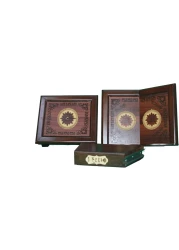 حامل القرآن الكريم حامل القرآن الخشبي مزود بعجلات- صغير