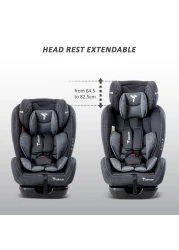 Teknum Evolve 2 Car Seat 0-12yrs - Dark Grey