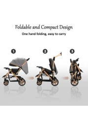 TEKNUM Reversible Trip2 Stroller - Grey