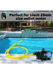 Hassan 1" (25mm) Garden Hose Pipe Heavy Duty for Gardening (5 Meter Length) - Weather Resistant, and Easy to Store Ideal for Garden Watering, Car Washing, and Irrigation