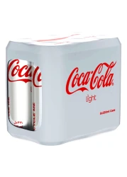 Coca-Cola Light Carbonated Soft Drink Can 330ml Pack of 6