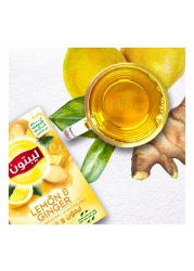 Lipton Herbal Infusion Lemon And Ginger 20 Tea Bags