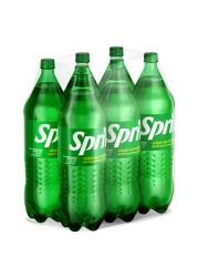 Sprite Regular Lemon Lime Flavoured Carbonated Soft Drink Pet 2.25L Pack of 6