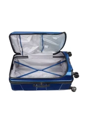 Delsey Cruise 4 Wheel Hard Casing Luggage Trolley Large 80cm Blue