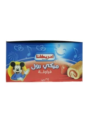 أمريكانا كيك ميكي رول بالفراولة 20 غرام حزمة من 24