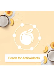 Johnson's Vita-Rich Smoothies Indulging With Yogurt Peach And Coconut Body Wash 250ml